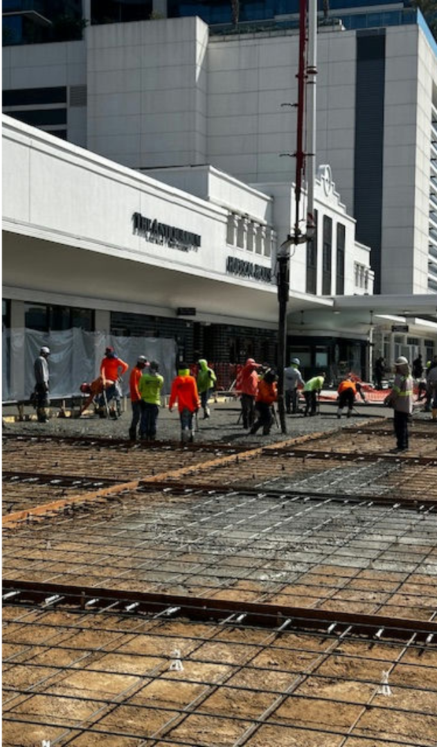 Medical center commercial paving project