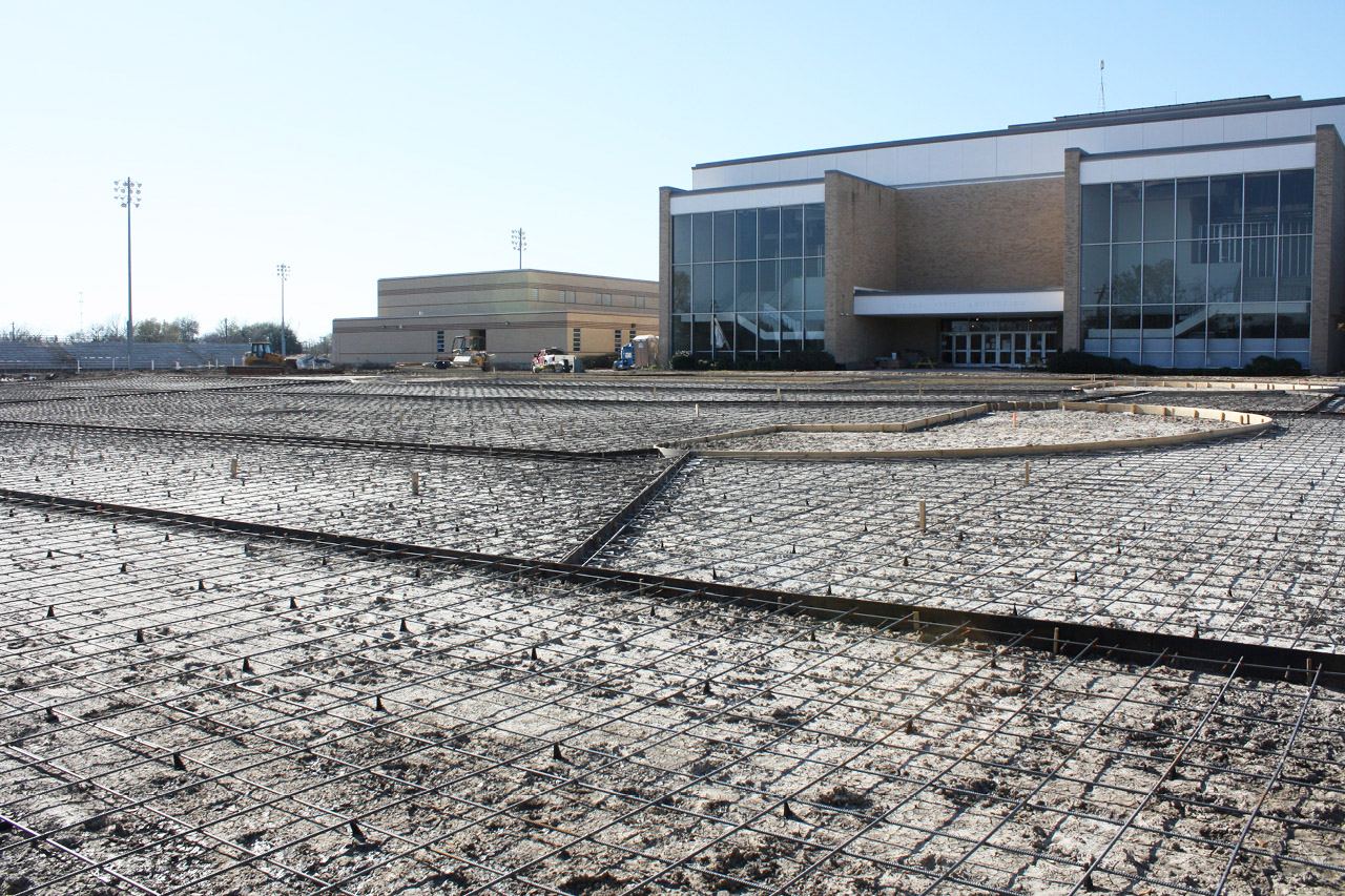 Religious facility parking lot paving